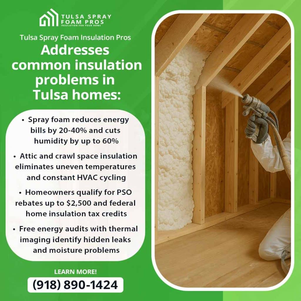 spray foam insulation in Tulsa,