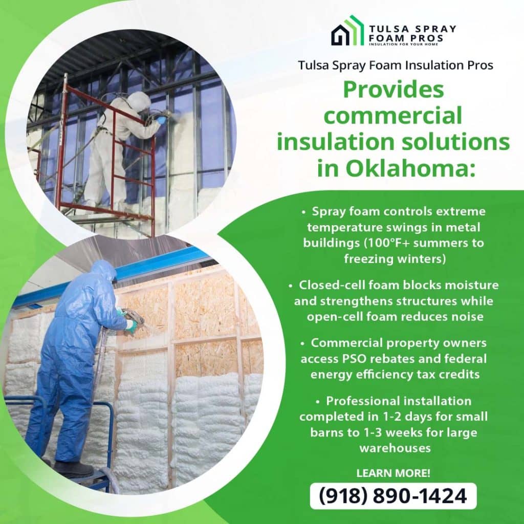 Spray foam insulation